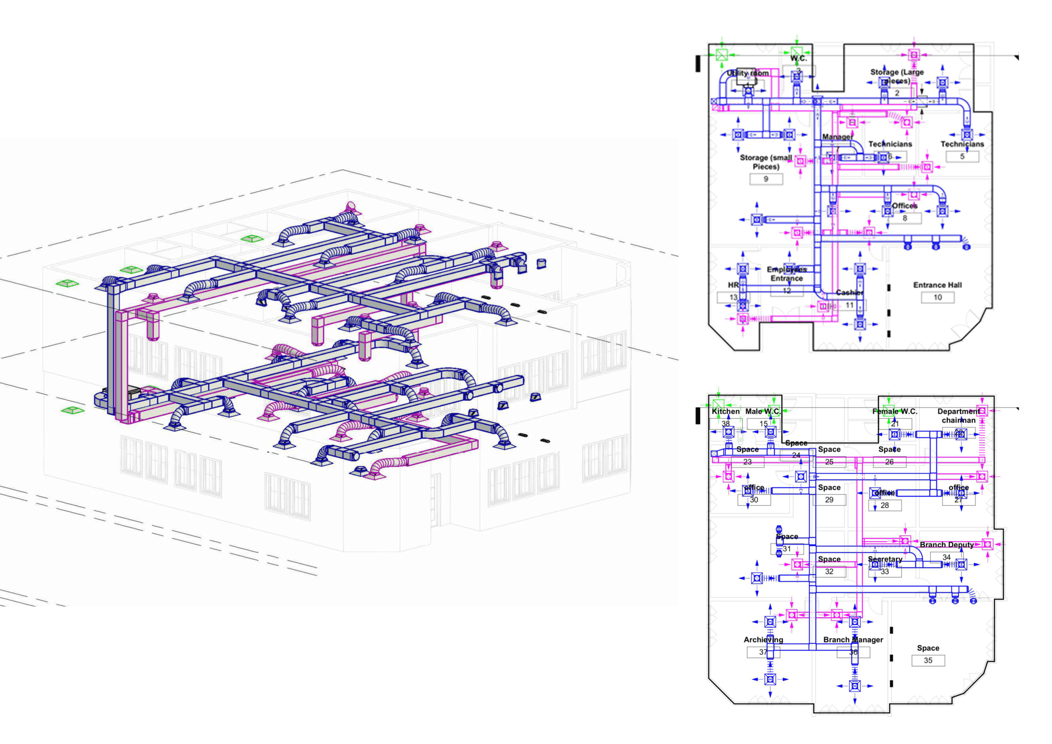 HVAC Layout Plan Load Calculation Services USA & UK HVAC Design Experts
